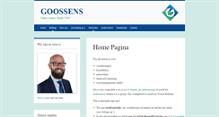 Desktop Screenshot of goossens.org